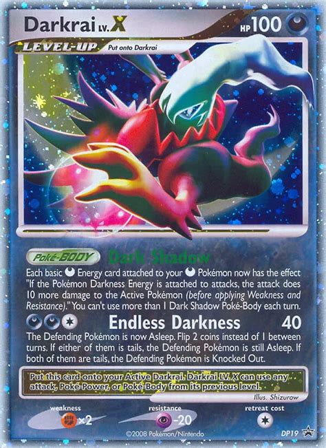 darkrai lv x dp19|darkrai diamond and pearl.